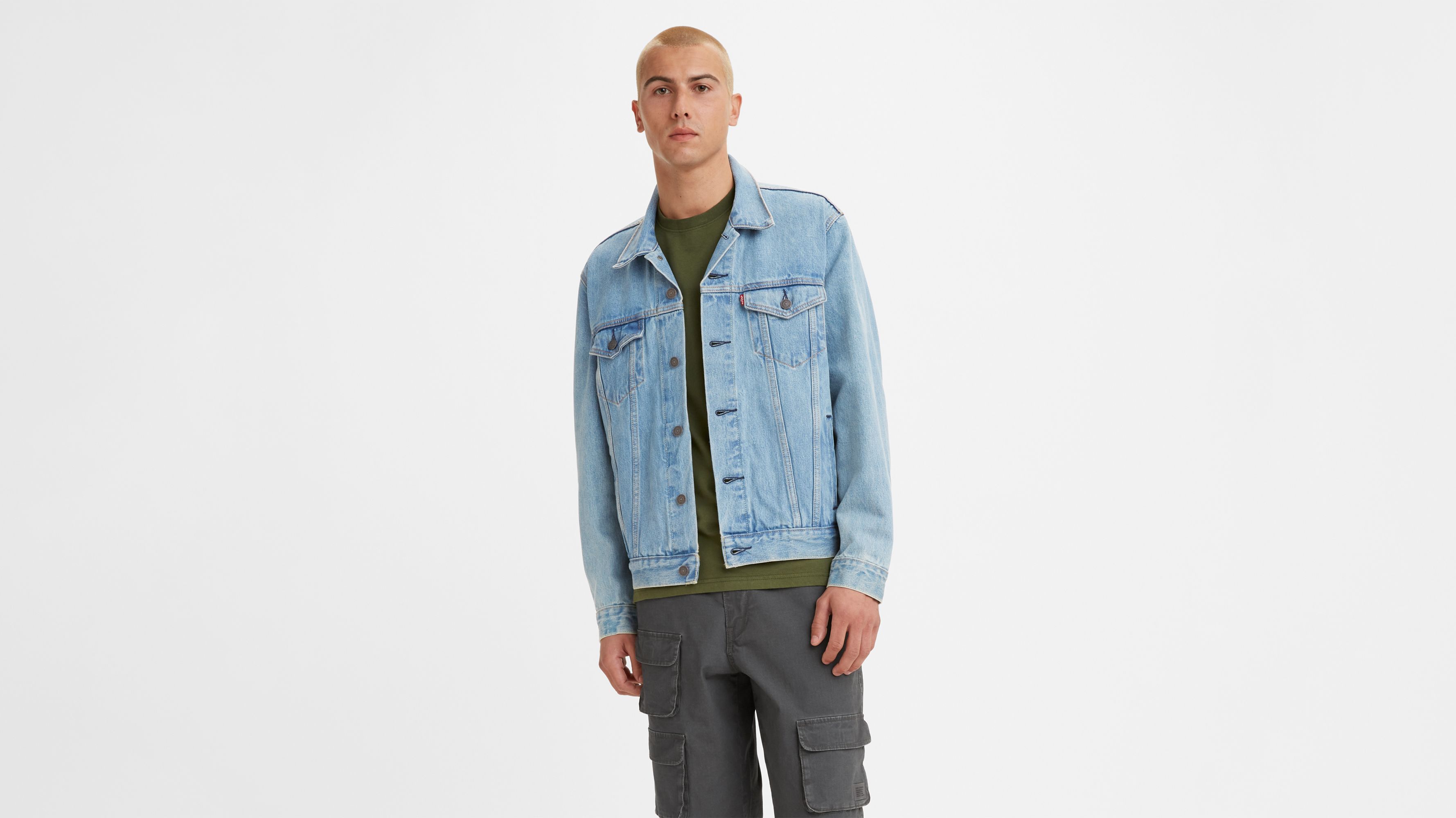 Autumn Spring 2021 Plus size XS-3XL Denim Jeans Jacket Men Stand Collar  Casual Fashion Clothes - AliExpress